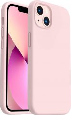 ORNARTO Shockproof Liquid Silicone Designed for iPhone 13 Case Gel Rubber Full Body Protection Anti-Shock Cover Case Drop Protection 6.1inch-Chalk pink  Amazon.co.uk: Electronics & Photo