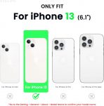 ORNARTO Shockproof Liquid Silicone Designed for iPhone 13 Case Gel Rubber Full Body Protection Anti-Shock Cover Case Drop Protection 6.1inch-Chalk pink  Amazon.co.uk: Electronics & Photo - Image 2