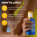 NIVEA SUN Protect & Moisture Sun Spray SPF 30 (200 ml), Moisturising Suncream Spray with SPF 30, Advanced Sunscreen Providing Immediate UVA + UVB Protection, Fast-Absorbing No White Cast Formula  Amazon.co.uk: Beauty - Image 5