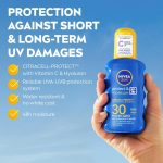 NIVEA SUN Protect & Moisture Sun Spray SPF 30 (200 ml), Moisturising Suncream Spray with SPF 30, Advanced Sunscreen Providing Immediate UVA + UVB Protection, Fast-Absorbing No White Cast Formula  Amazon.co.uk: Beauty - Image 3